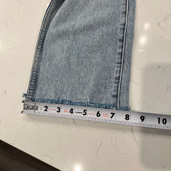 GRLFRND the Sara Super High Rise Slim Straight Jeans size 25 - Image 12