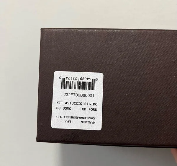 Tom Ford Brown Glasses Box for Eyeglasses or Sunglasses - Image 5