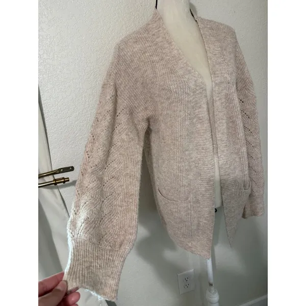 Alexis‎ Taylor New York Open Front Cardigan Sweater, Size Large - Image 2