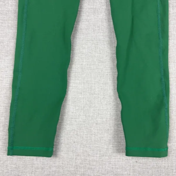 Buff Bunny Leggings Womens M Green Ankle Nylon Spandex High Rise Pockets Stretch - Image 10
