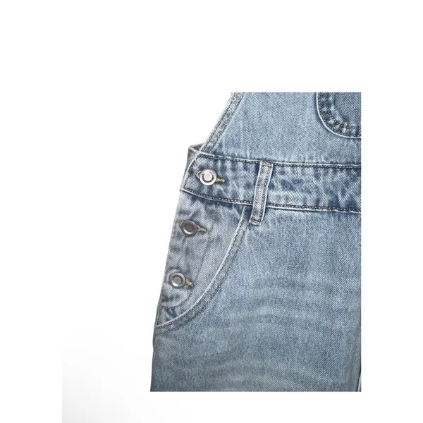 NEW Urban Revivo Bib Overalls Women Sz S Blue Denim Adjustable Strap Y2K 90s - Image 5
