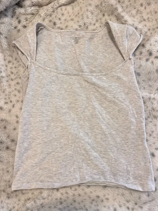 Brandy Melville Grey Top  - Image 2