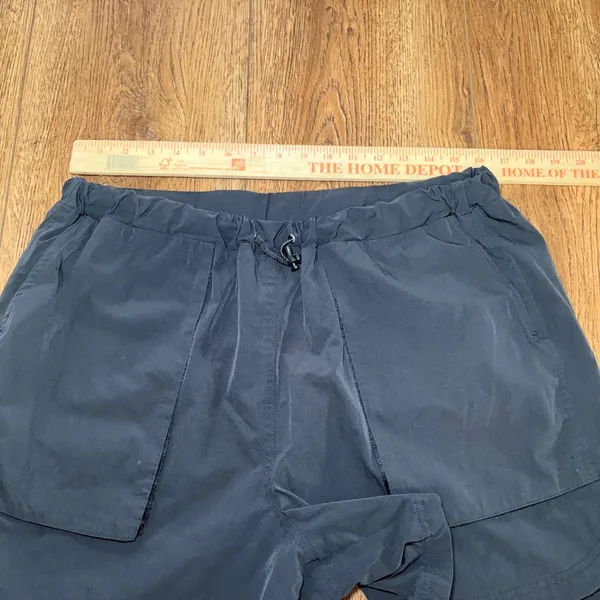 Stoic Desert Hiking Shorts Black Womens XL Zip Pocket Elastic Waist Activewear - Image 6