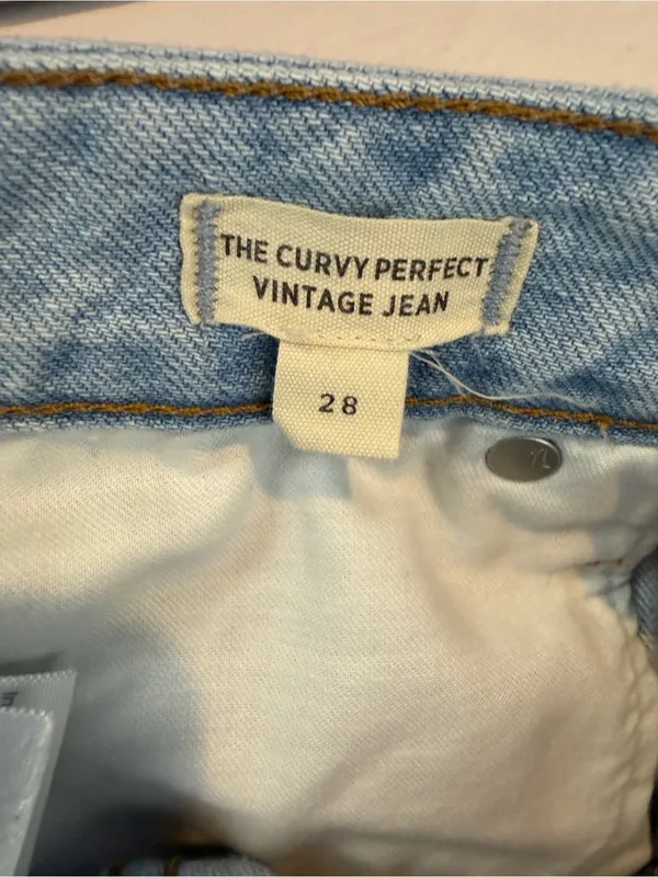 Madewell The Curvy Perfect Vintage‎ Jean in Blue Size 28 - Image 7