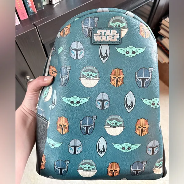 Funko Pop Star Wars Teal Backpack with Character Icons - Image 2