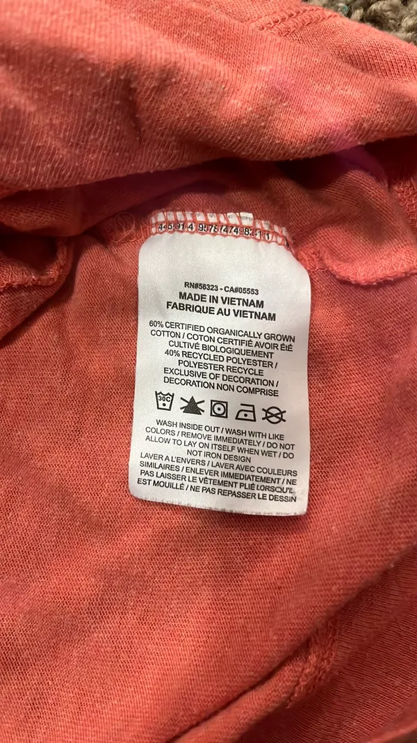 Nike Soft Coral long sleeve top - Image 3