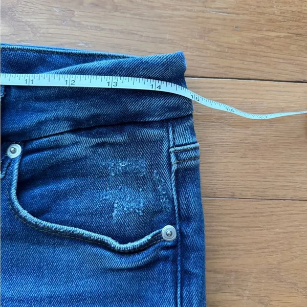 Good American Good Legs Denim Jeans Size 4/27 Skinny Slim Distressed High Rise - Image 9