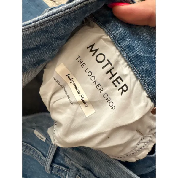 MOTHER The Looker Crop Jeans in Independent Studies Size 32‎ - Image 4