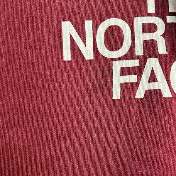 The North Face Women's Burgundy Logo Hoodie - Size Large - Image 6