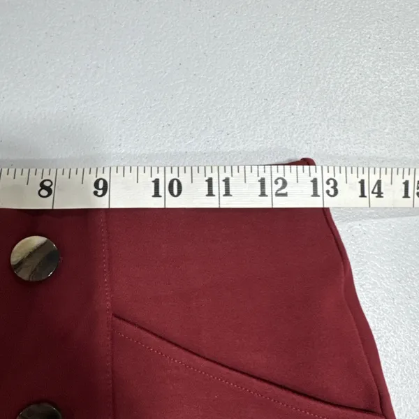 Betabrand Atlantic Pant Wide Leg Dress Pant Yoga Pants S Oxblood Office Business - Image 8