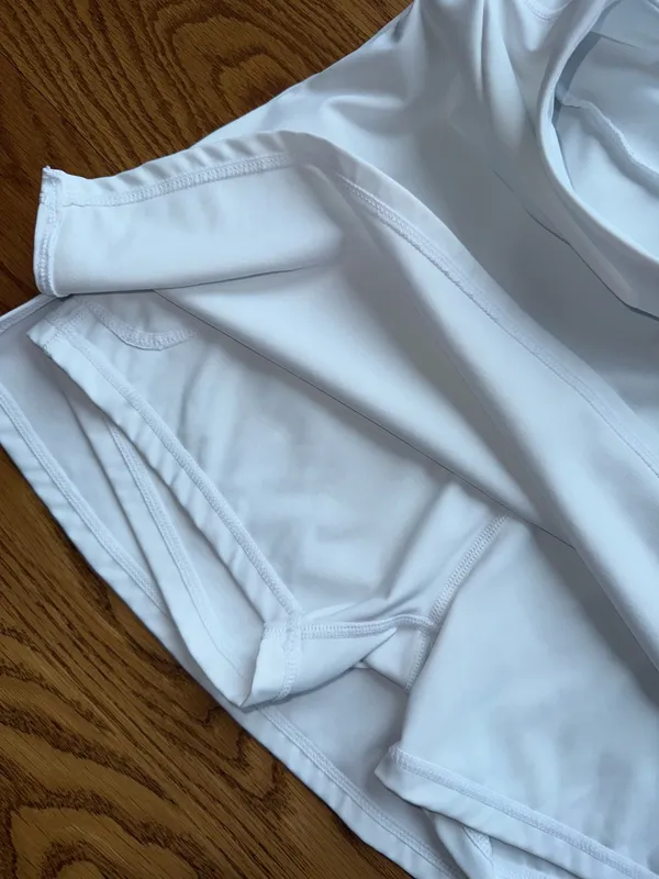 Loukeith White Tennis Skirt - Image 4