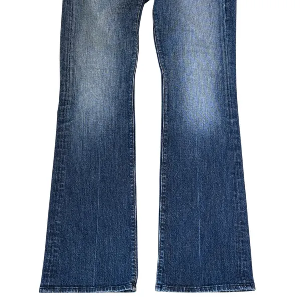 EUC 7 For All Mankind Bootcut Jeans Size 31 Tall Inseam - Image 6