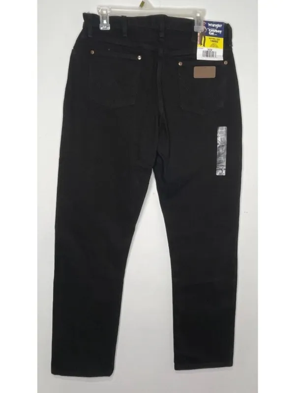 Wrangler Cowboy Cut Jeans Natural Rise Slim Fit Tapered Legs Size 11 x 34 Tall - Image 3
