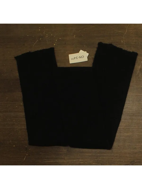 NWT On 34th Brushed Solid Blanket Wrap Scarf Oversized MO9742504 Black - Image 2