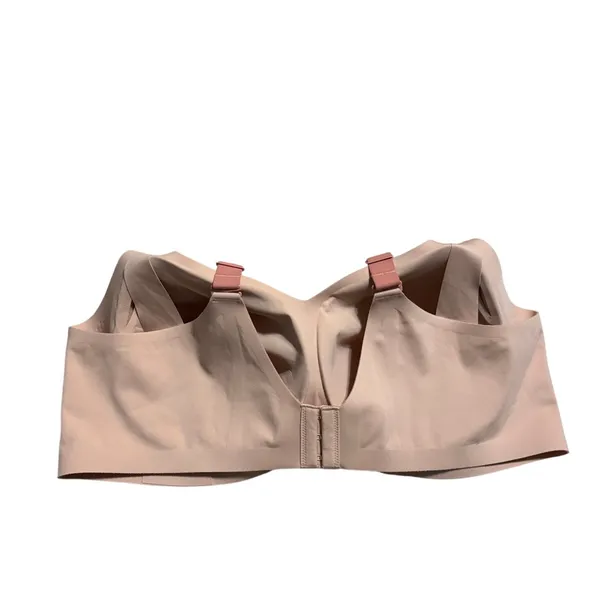 MomCozy Nursing Bra Plus Size 3X Neutral Breastfeeding Wireless - Image 3
