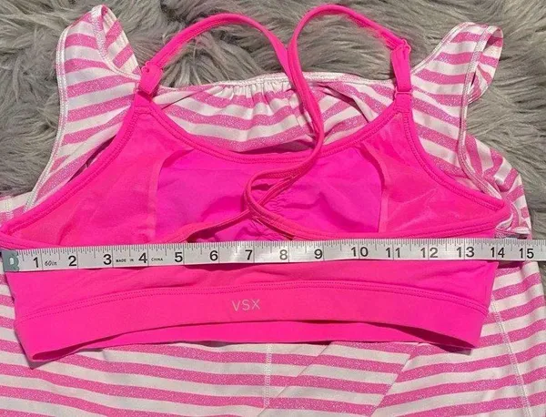 Victoria’s Secret VSX Sexy Sport Halter Tank with Built-in Sport Bra Size XSmall - Image 3