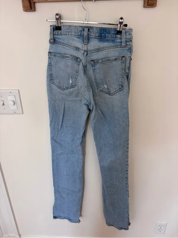 Abercrombie & Fitch 90s Double High Rise Jeans | Size 23 / 00 - Image 4