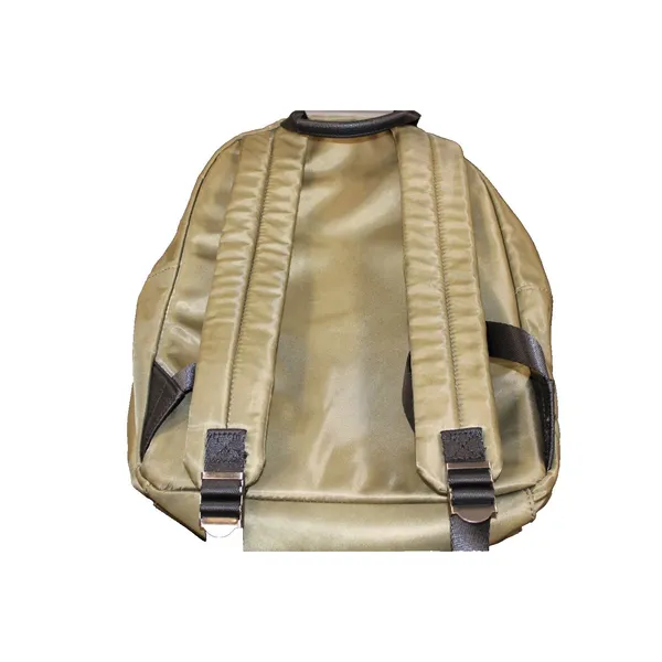Steve Madden Olive Green Nylon Backpack - Logo Tape - Preowned - Image 4