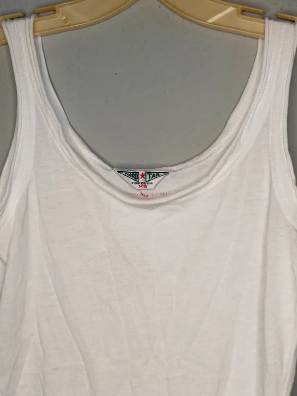 Hard Tail Forever White Tank Top nwot Size XS - Image 2