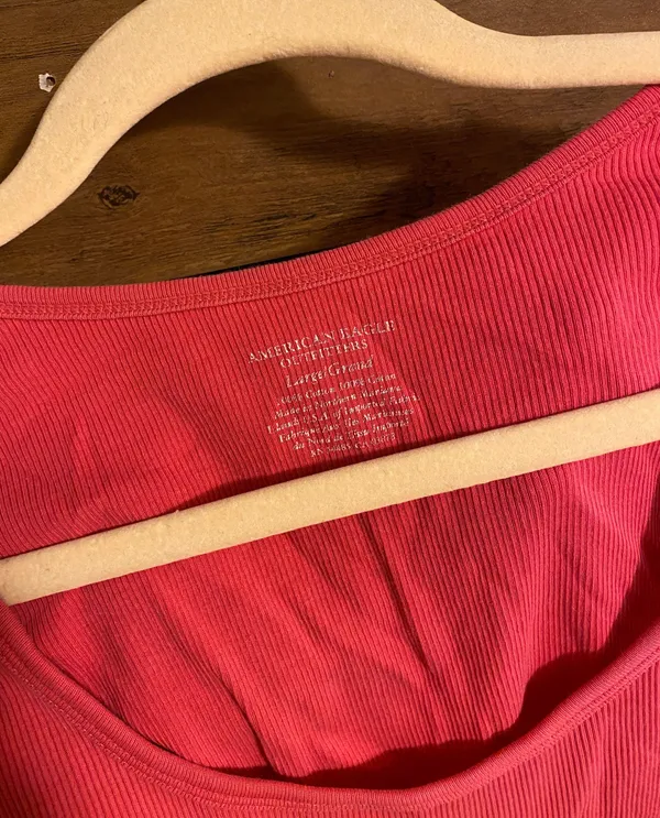 American Eagle Outfitters Hot Pink Tank Top - Image 2