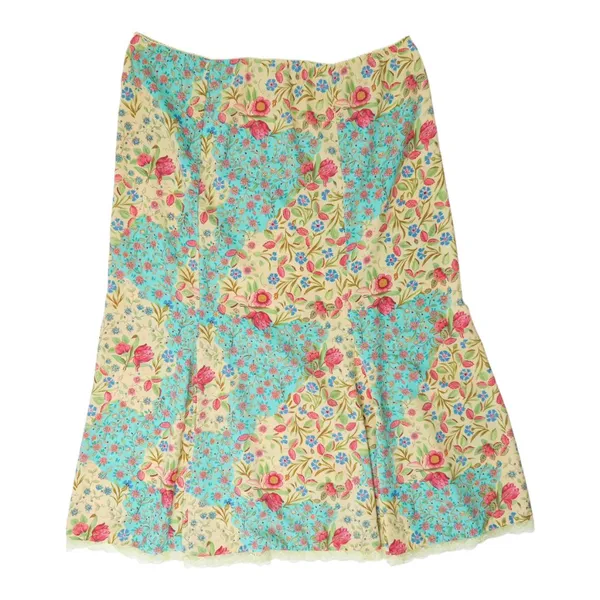 Vintage Y2K Sag Harbor Patchwork Floral Skirt - Image 4