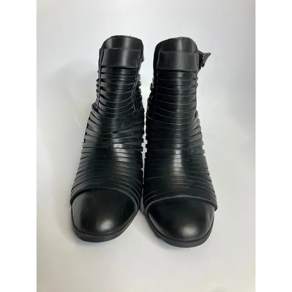 Circus by Sam Edelman Talon Ankle Boots Womens 7M Black Excellent‎ Caged Strappy - Image 2
