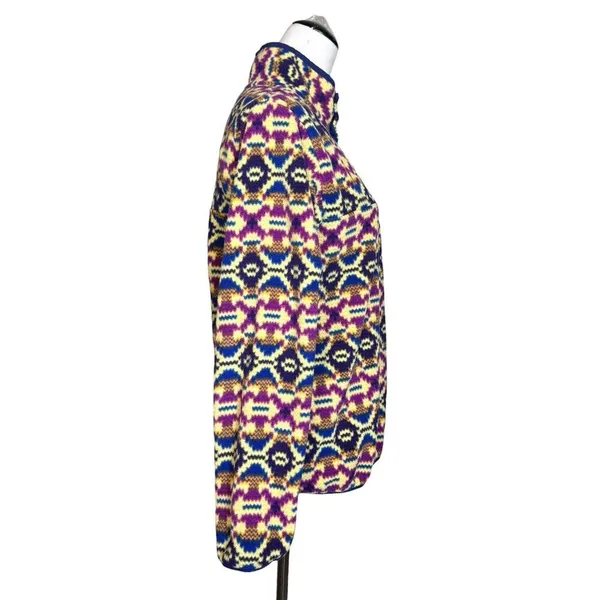 Patagonia Lightweight Synchilla Snap-T Fleece Pullover Women Small Jacket Purple - Image 5