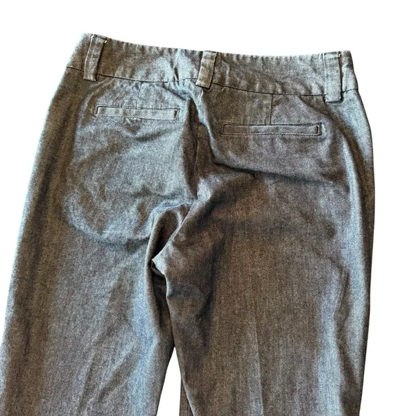 Gap Curvy Fit Flared Leg Pants Gray Denim Trousers Workcore Capsule Wardrobe 10R - Image 4