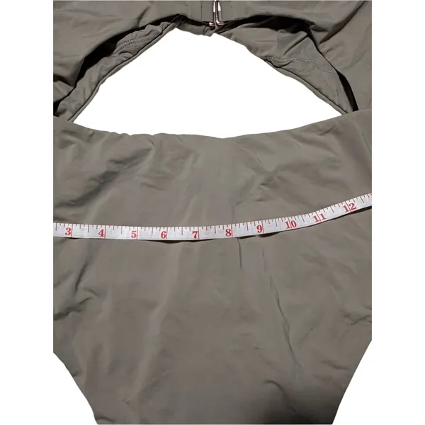 Free People Taupe Cutout One-Piece Womens Swimsuit M 8 10 - Image 11