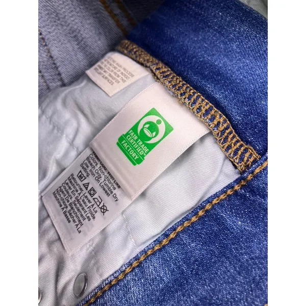 J.Crew 9" Vintage Slim Straight Jeans‎ Women 28 Blue Denim Stretch Casual - Image 3
