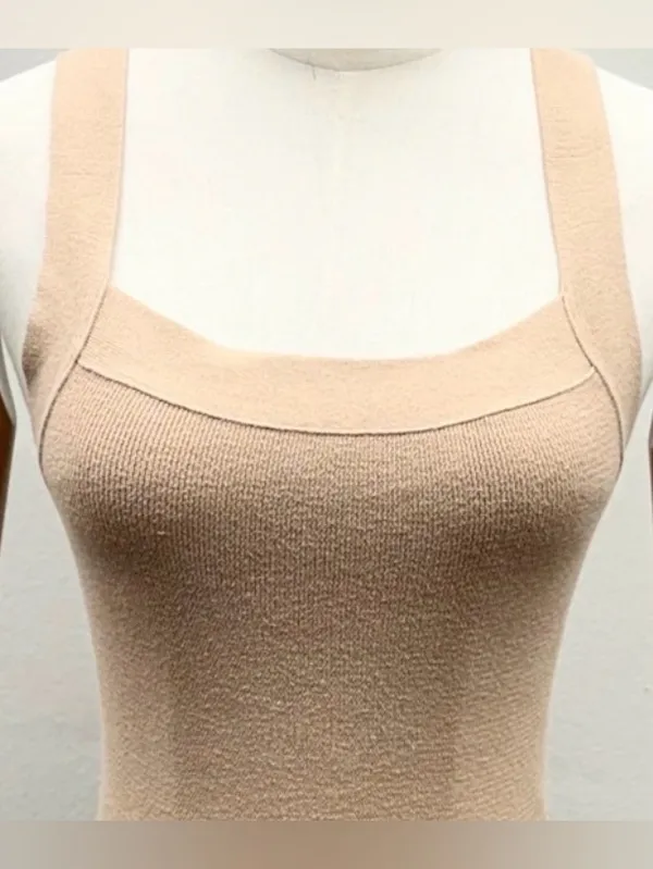 Abercrombie & Fitch Tan Knit Bodysuit - Image 3