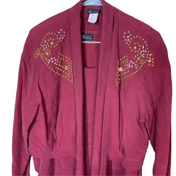 ‎Vintage Royal Ransom blazer and matching tank top - Image 2