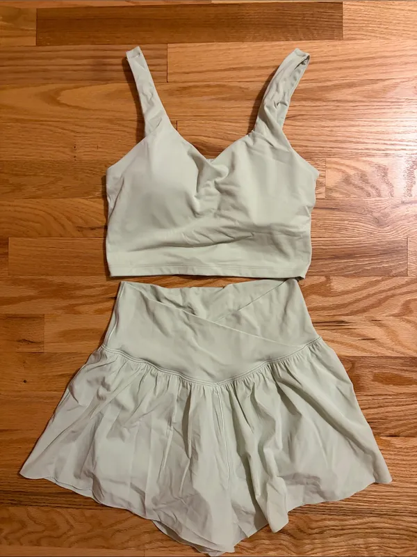 NWOT Aerie Mint Green workout set- small - Image 5