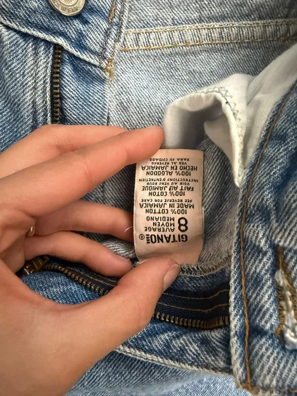Vintage Jeans Gitano Blue Denim Size 26 - Image 4
