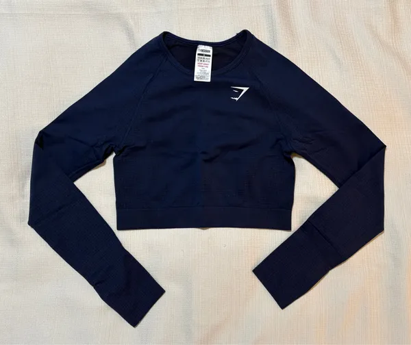 Gymshark Long Sleeve Vital Crop Top - Image 4