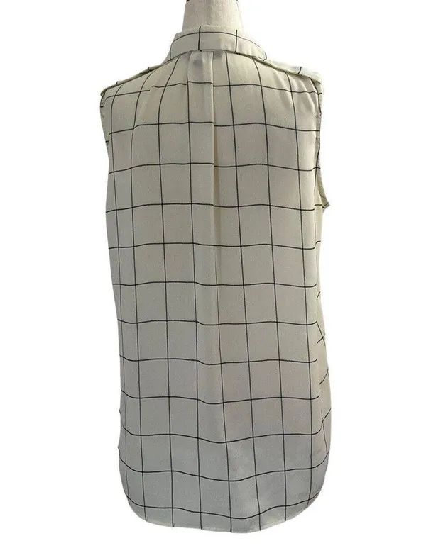 Banana Republic Women Size Medium Sleeveless Collared Lightweight #14-72 - Image 4