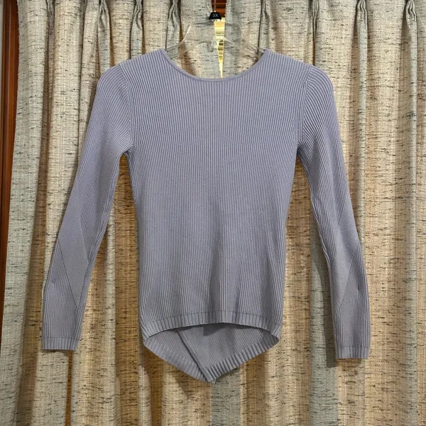 Lululemon Wrap It Back Sweater - Faint Lavender  - Image 6