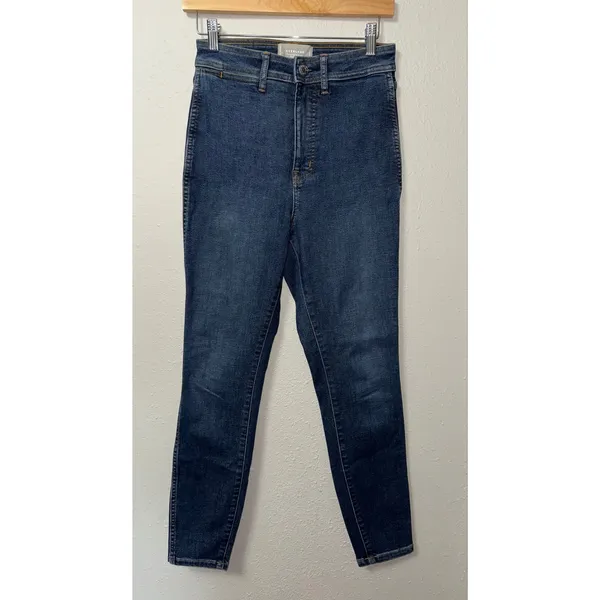 Everlane Organic Cotton Blend The Way High Skinny Jean Women's Size 27 Luxury - Image 2