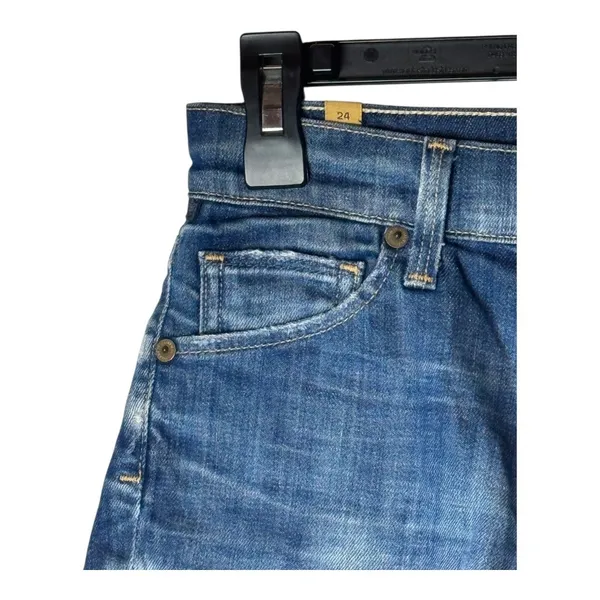 Citizens of Humanity Shorts Women 24 Blue Denim Faded Cut Off Jean Shorts Preppy - Image 3