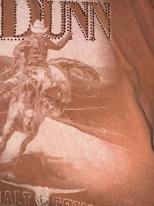 brooks and dunn tee Orange Size L - Image 2