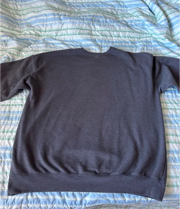 Dark gray football sweatshirt Size XL - Image 3