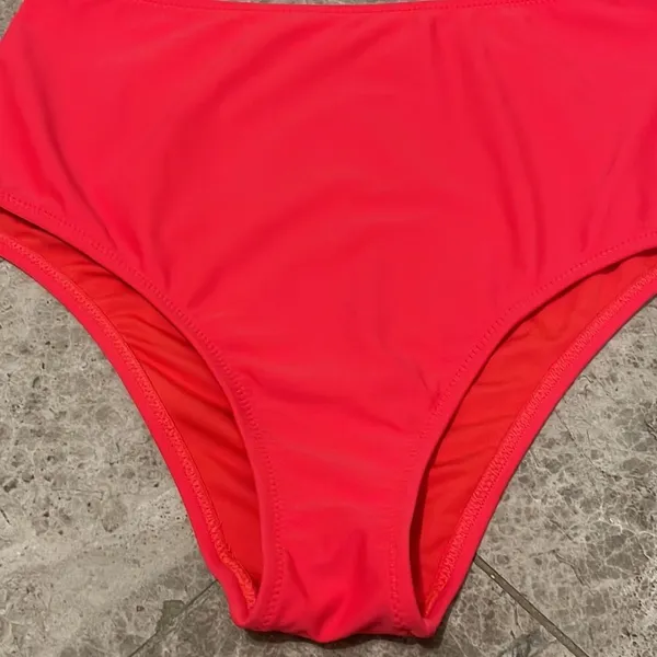 Aerie American Eagle High Waisted Cheeky Bikini Swim Bottom Medium - Image 5