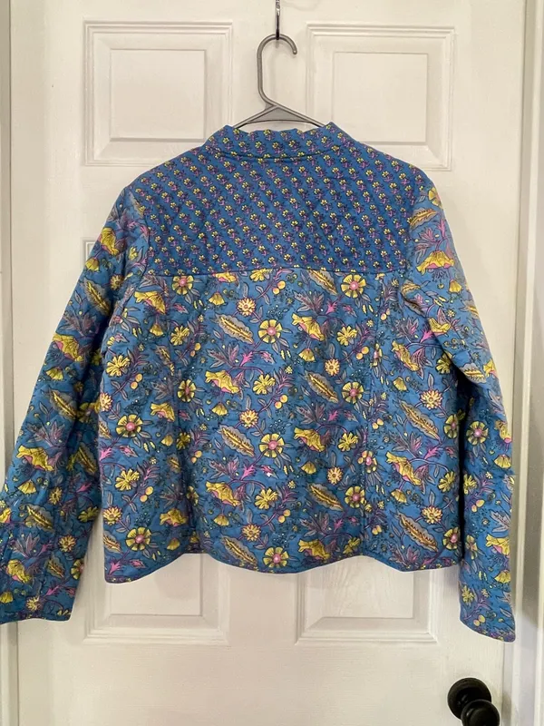 DRA Los Angeles floral quilted bomber jacket - Image 5