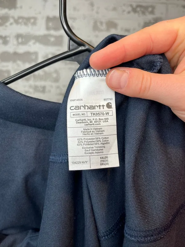 Carhartt | women navy blue polo - Image 8