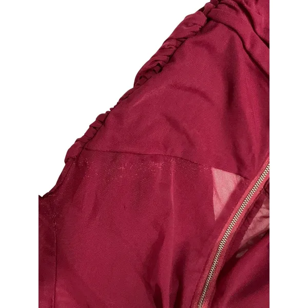 Bardot Aliyah Dress in Burgundy XSmall New Womens Midi Stretch Cocktail - Image 7