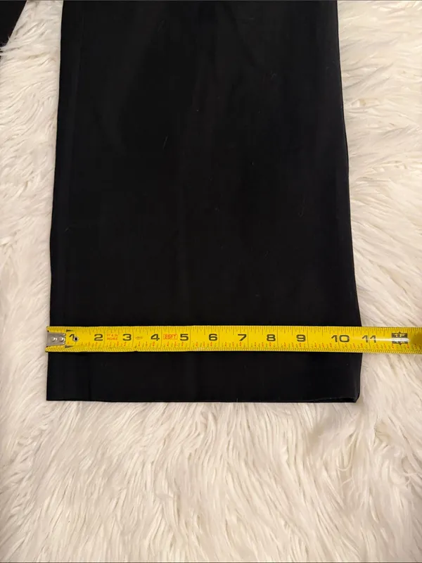 J. Crew Black High-Waist Wide Leg Pants size 4 inseam 25” brand new - Image 8
