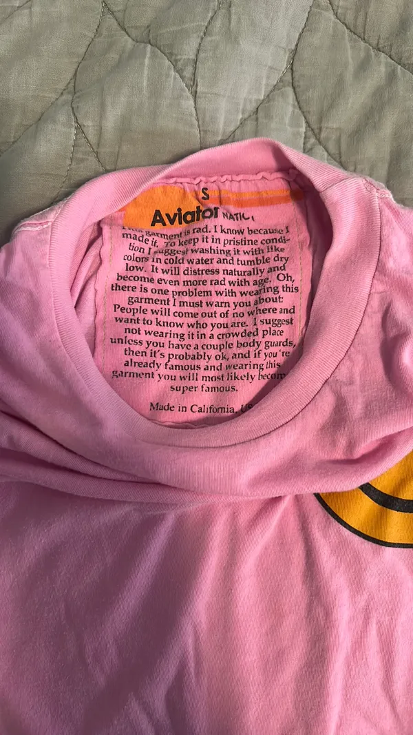 Aviator Nation Smiley Tee Boyfriend - Image 2