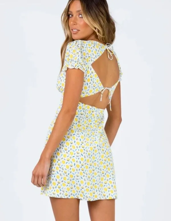 Princess Polly Lemon Dress - Image 2