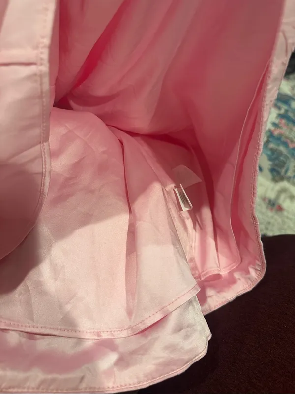 Lilly Pulitzer Zoya Ruffle Top Conch Shell Pink Caliente Pucker Jacquard 4 - Image 8