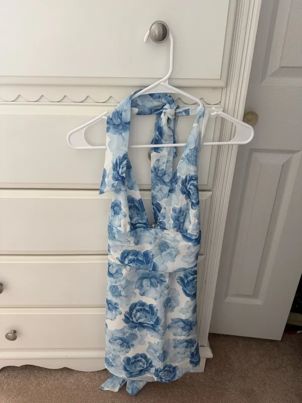 Floral Halter Dress Amazon - Image 3